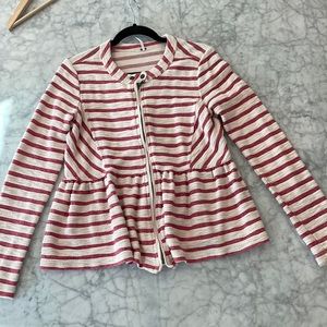 Free People striped coat - size small